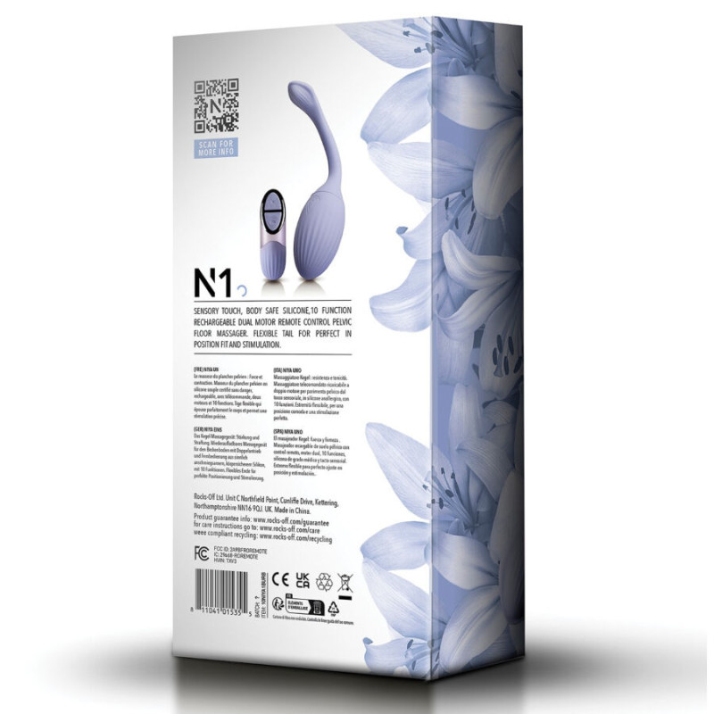 NIYA N1 MASAJEADOR PELVICO KEGEL CON CONTROL REMOTO