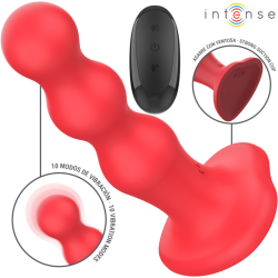 INTENSE CODY VIBRADOR CON VENTOSA ROJO CONTROL REMOTO 2