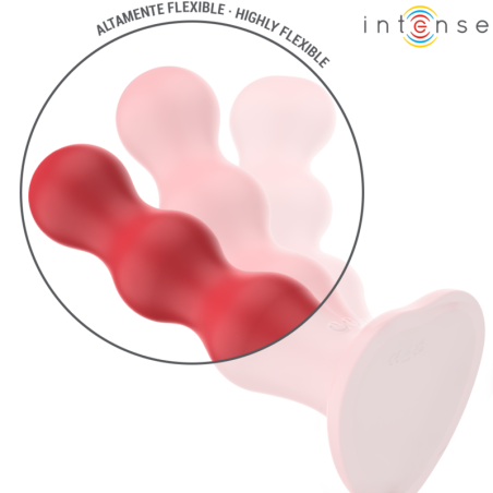 INTENSE CODY VIBRADOR CON VENTOSA ROJO CONTROL REMOTO