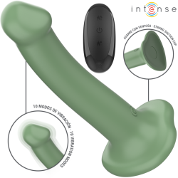 INTENSE BECCA VIBRADOR CON VENTOSA 10 VIBRACIONES VERDE CONTROL REMOTO 2