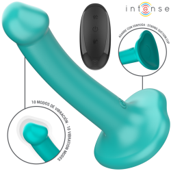 INTENSE KATIE VIBRADOR CON VENTOSA 10 VIBRACIONES AZUL OSCURO CONTROL REMOTO 2