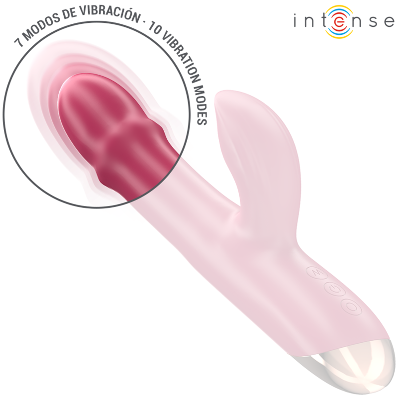 INTENSE CHLOE VIBRADOR MULTIFUNCION 3 EN 1 ROJO