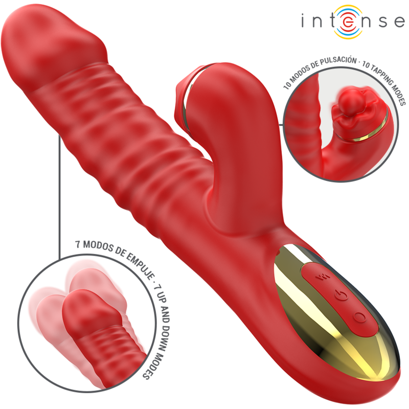 INTENSE THALIA VIBRACION EMPUJE ESTIMULACION ROJO