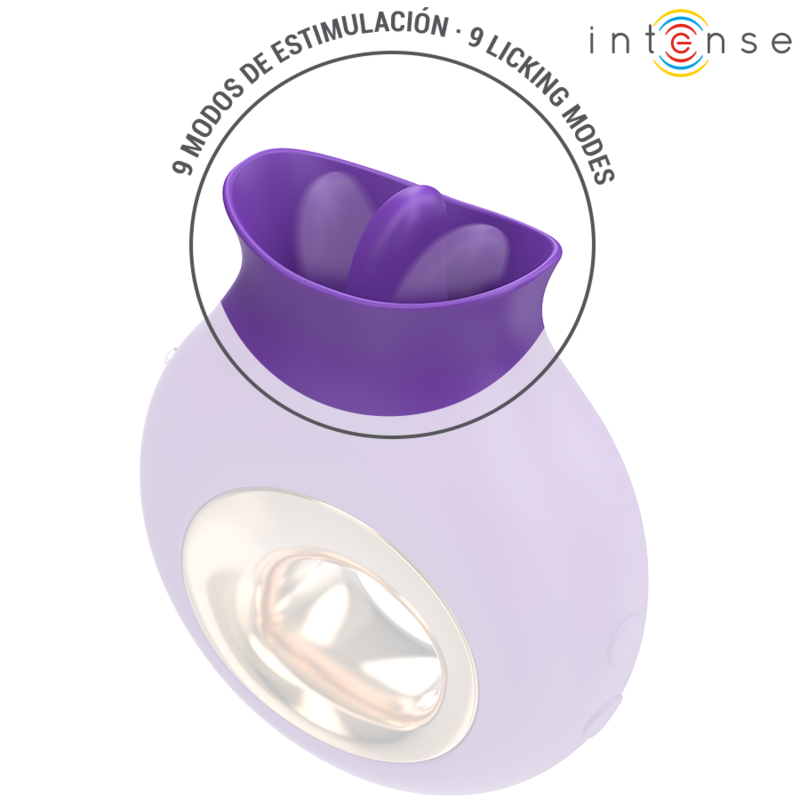 INTENSE TULI ESTIMULADOR CLITORIS 9 VIBRACIONES 9 OSCILACIONES MORADO