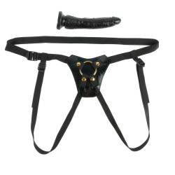 FETISH FANTASY GOLD DESIGNER STRAP ON 2