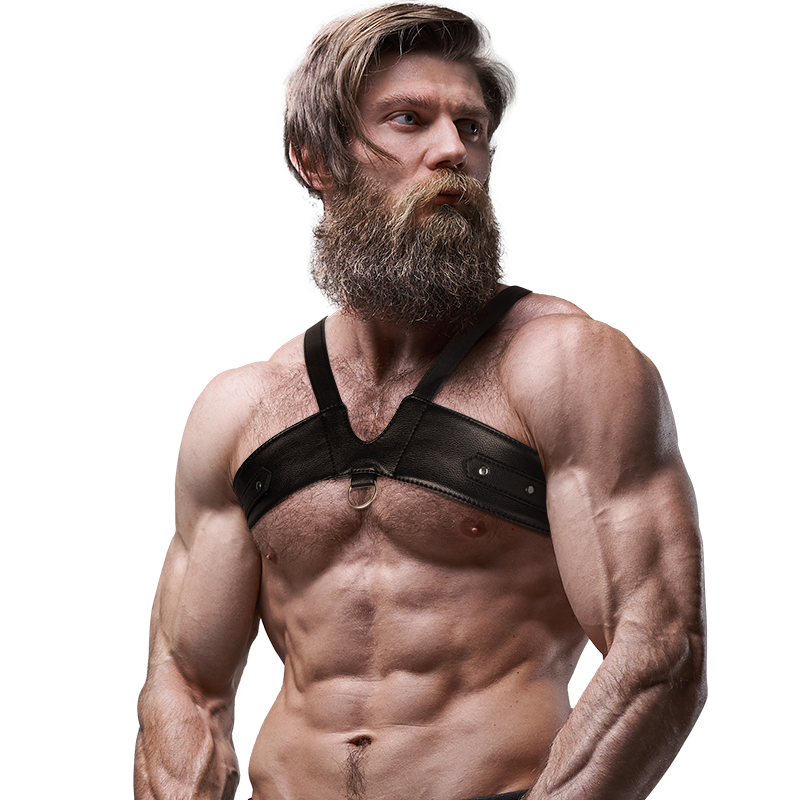 FETISH SUBMISSIVE ATTITUDE ARNES ECOPIEL BRIGADE PECHO HOMBRE