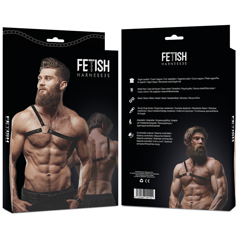 FETISH SUBMISSIVE ATTITUDE ARNES ECOPIEL HOMBRO CRUZADO HOMBRE