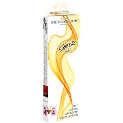 SHEER GLYDE DAMS LAMINAS LATEX SEXO ORAL FRESA 2
