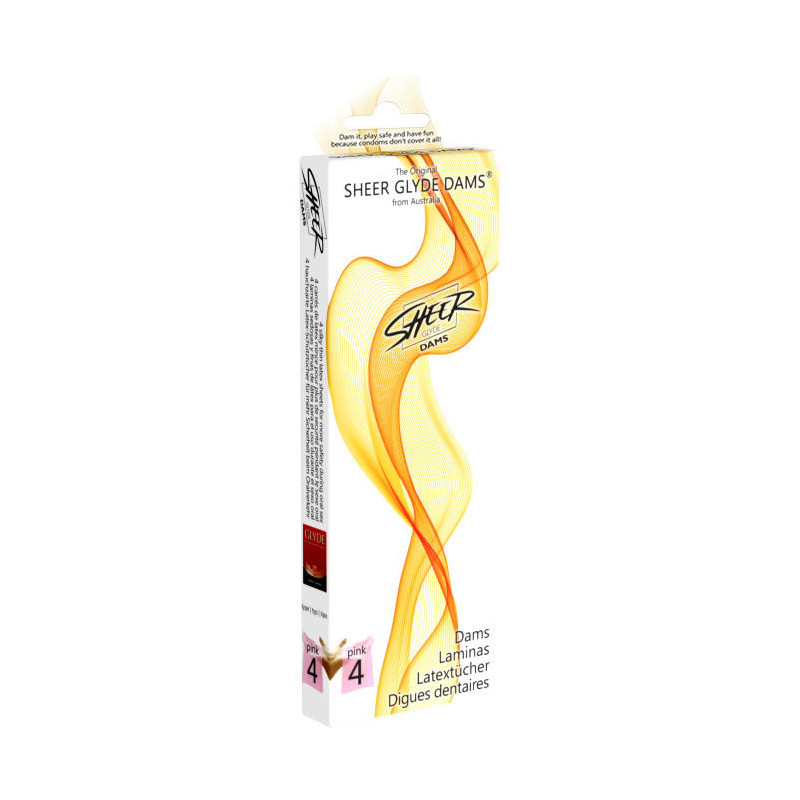 SHEER GLYDE DAMS LAMINAS LATEX SEXO ORAL FRESA