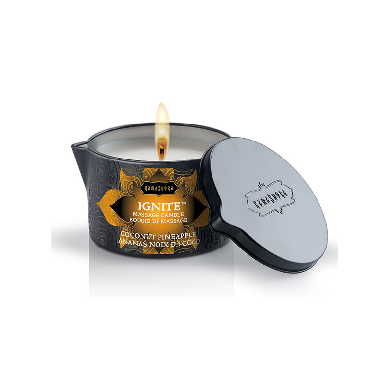 KAMASUTRA VELA DE MASAJE COCONUT Y PINA 170GR