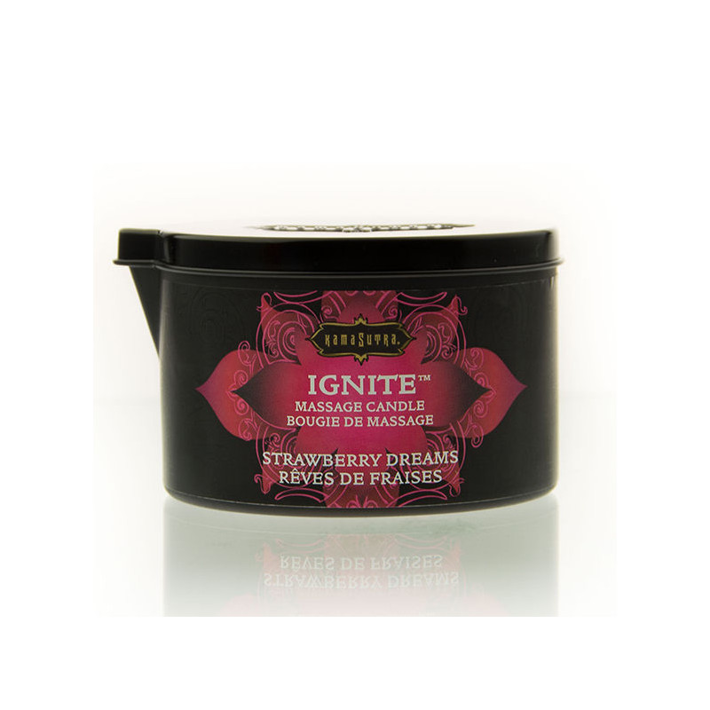 KAMASUTRA VELA DE MASAJE SUENOS DE FRESA 170 GR