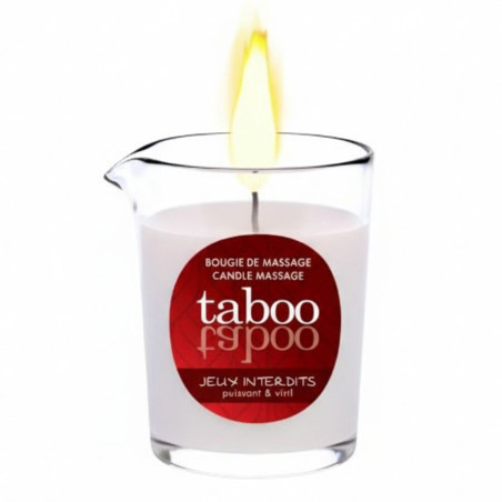 RUF TABOO VELA DE MASAJE PARA EL JEUX INTERDITS AROMA LIQUEN SALVAJE