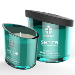 SWEDE SENZE TRANQUILITY VELA MASAJE HIERBABUENA ROSA NARANJA