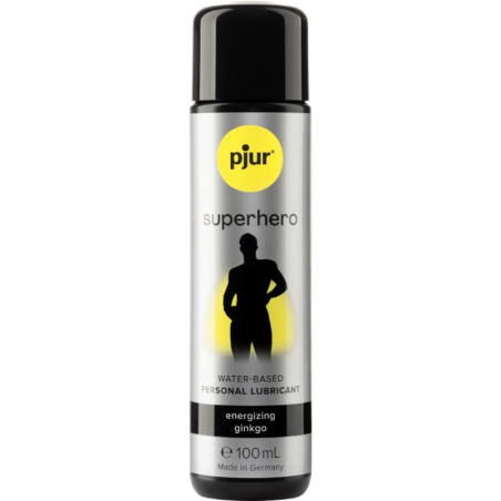 PJUR SUPERHERO LUBRICANTE ENERGIZANTE GINKGO 100 ML