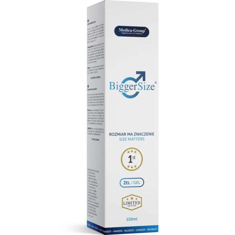 MEDICA GROUP BIGGER SIZE GEL INTIMO PARA HOMBRE 150 ML