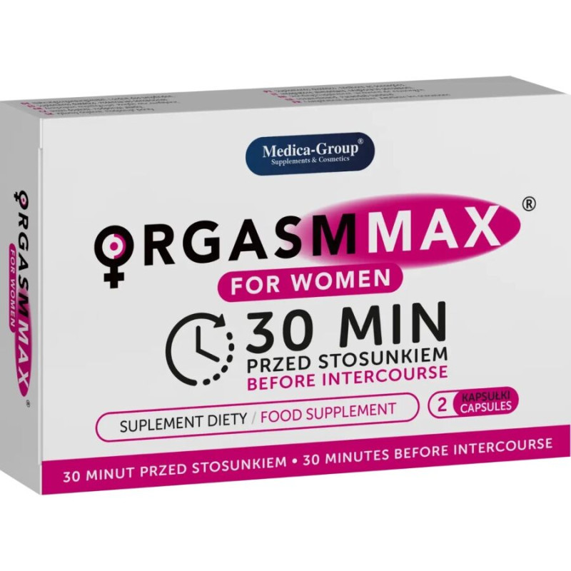 Orgasm Max For Women Capsulas Naturales para Potenciar la Vitalidad Femenina y la Satisfaccion Intima