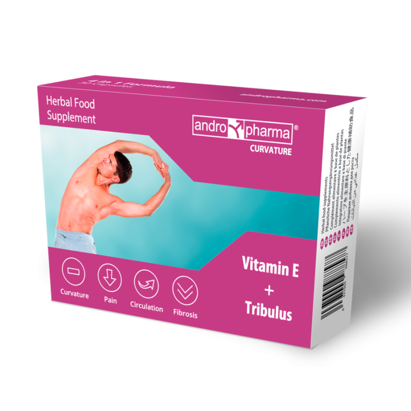 Andropharma Curvature Complemento alimenticio para el bienestar masculino
