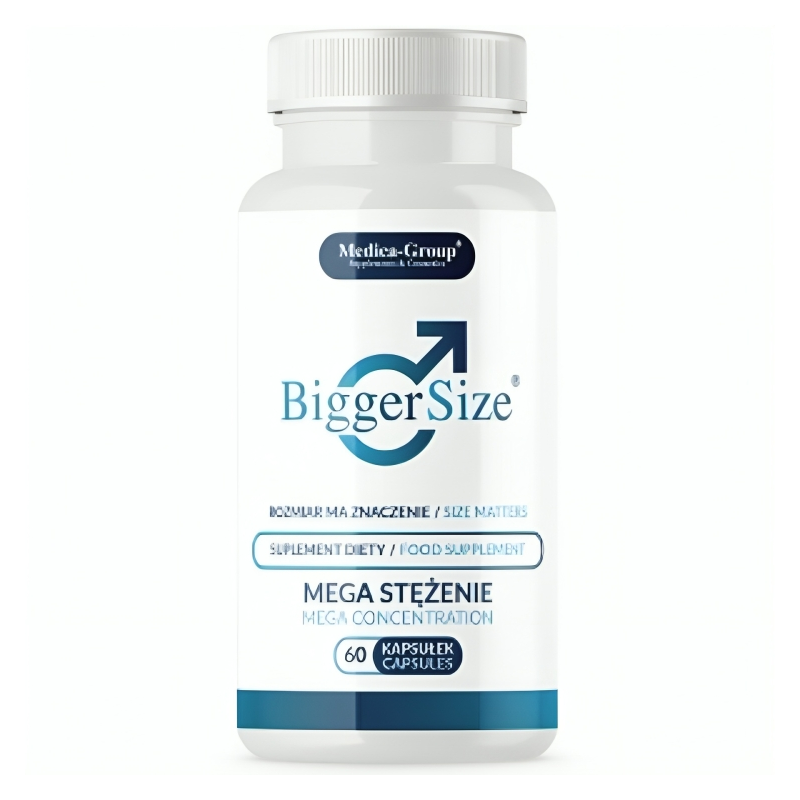 BiggerSize Complemento Alimenticio Natural para Potenciar la Vitalidad y la Energia Masculina