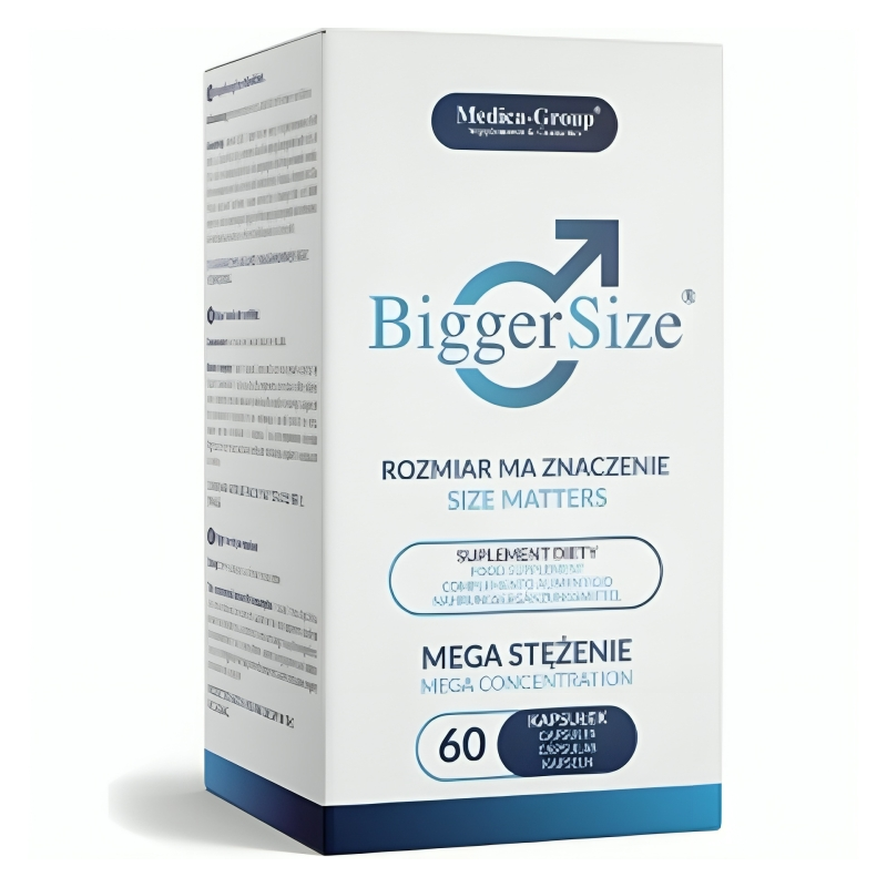 BiggerSize Complemento Alimenticio Natural para Potenciar la Vitalidad y la Energia Masculina
