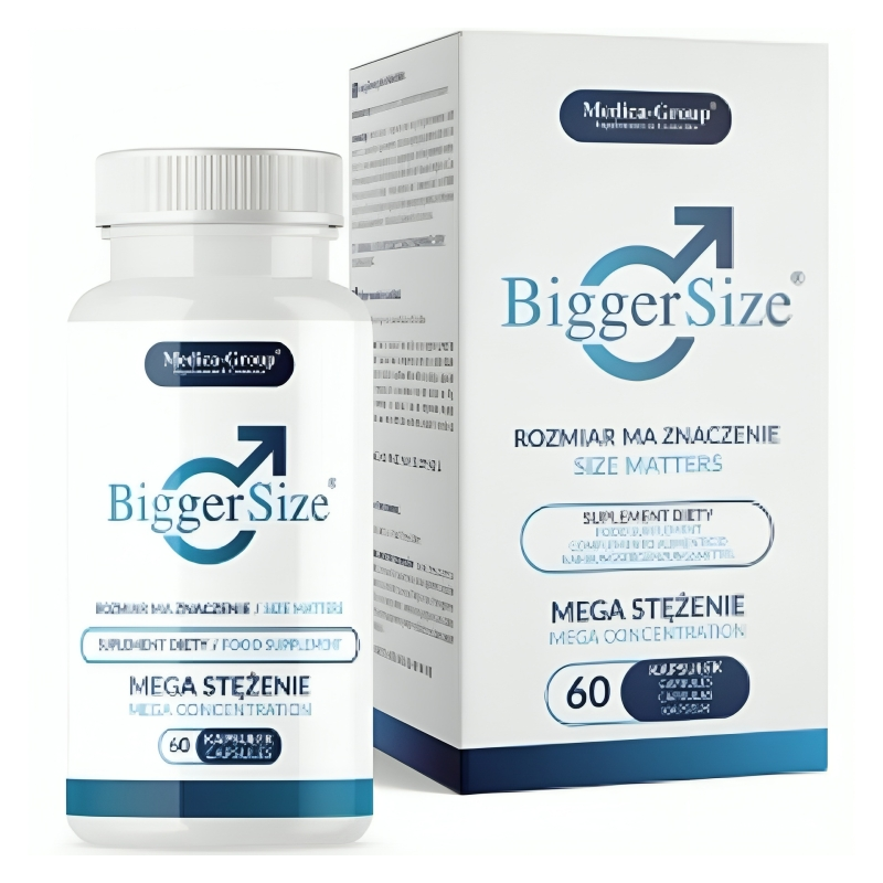 BiggerSize Complemento Alimenticio Natural para Potenciar la Vitalidad y la Energia Masculina