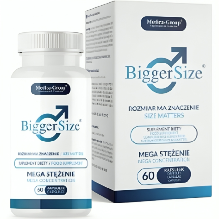 BiggerSize Complemento Alimenticio Natural para Potenciar la Vitalidad y la Energia Masculina
