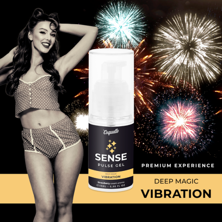 COQUETTE CHIC DESIRE PULSE GEL FRESA VIBRACION LIQUIDA PREMIUM 15ML