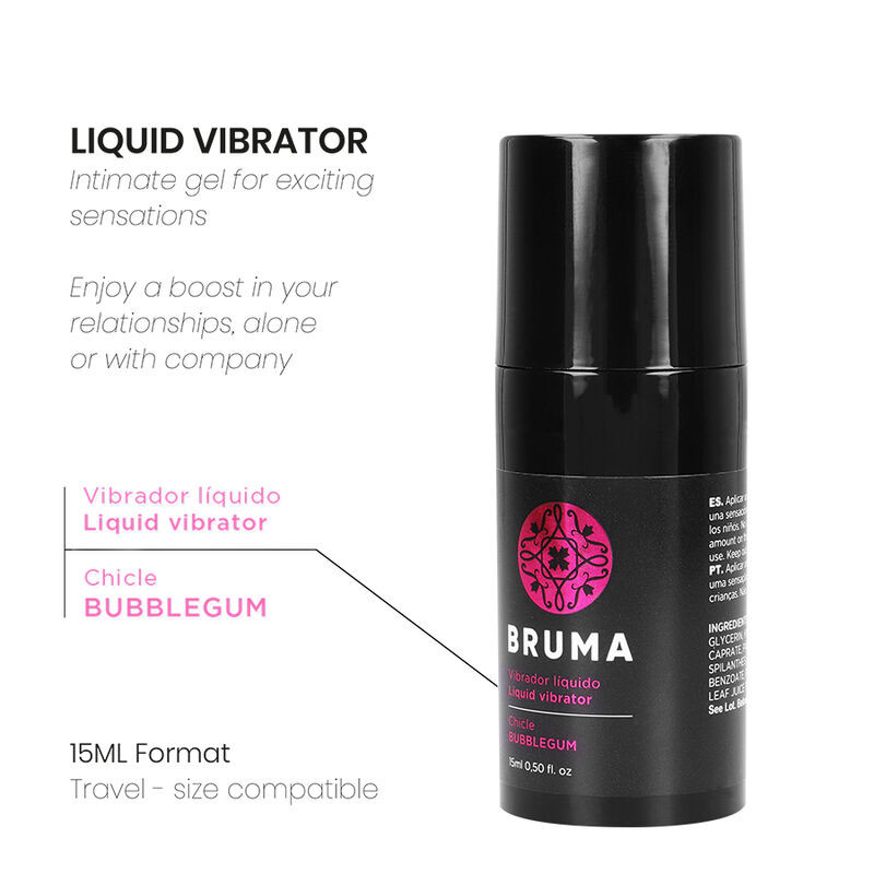 BRUMA VIBRADOR LIQUIDO CHICLE