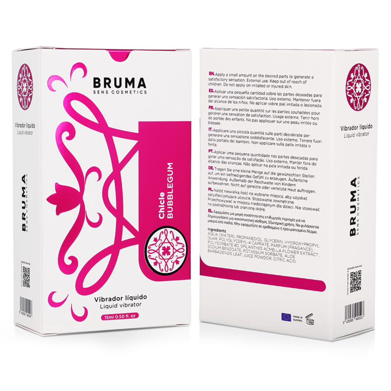 BRUMA VIBRADOR LIQUIDO CHICLE