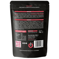 WUG ERECT Chicle funcional con Maca Zinc y Vitaminas para potenciar la energia y el rendimiento masculino 2
