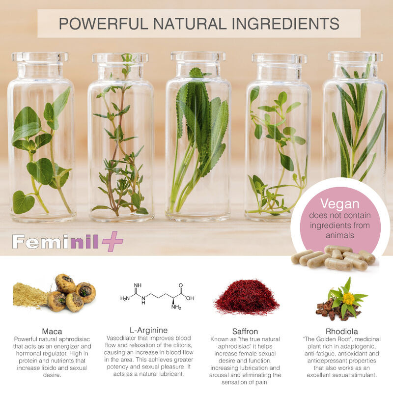 Feminil Complemento alimenticio para la libido femenina