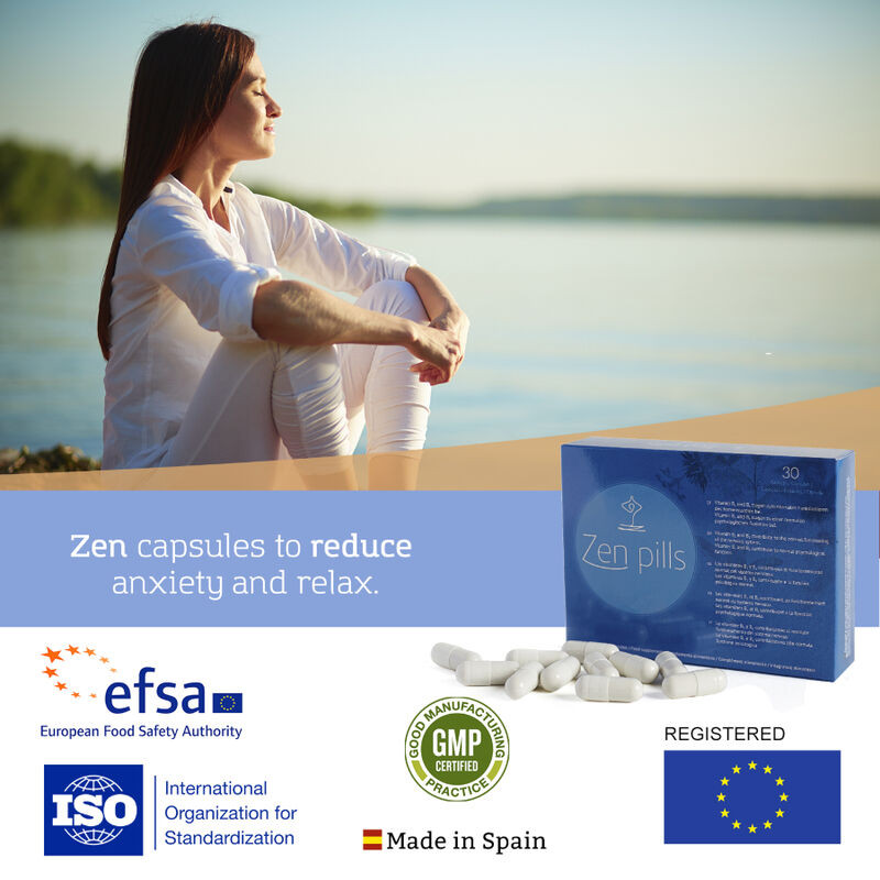 Zen Pills Complemento alimenticio para el bienestar y la relajacion