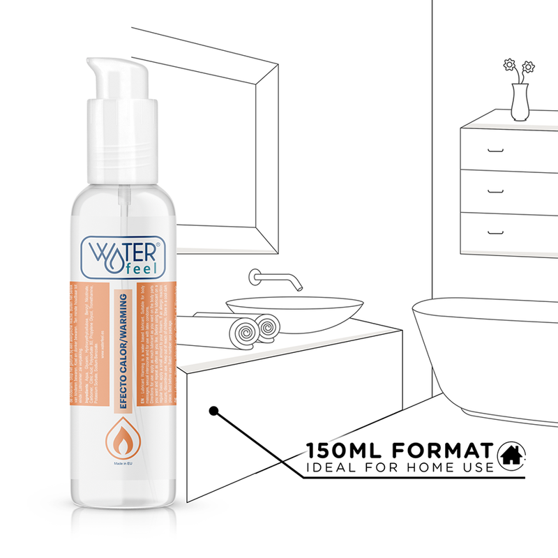 WATERFEEL LUBRICANTE EFECTO CALOR 150 ML
