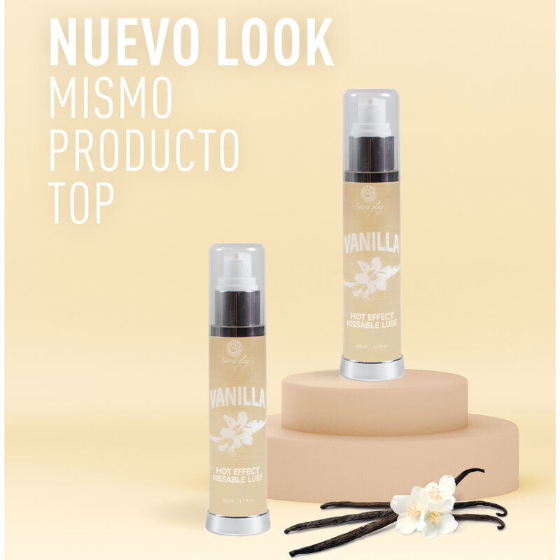 SECRETPLAY LUBRICANTE 2 1 EFECTO CALOR VAINILLA 50 ML