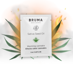 BRUMA 6 ML GEL DESLIZANTE CON ACEITE DE SEMILLA EFECTO CALOR SABOR CANNABIS 2