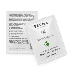 BRUMA 6 ML GEL DESLIZANTE CON ACEITE DE SEMILLA EFECTO CALOR SABOR CANNABIS