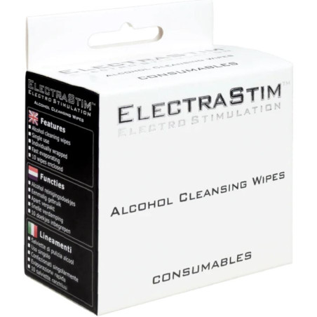 ELECTRASTIM TOALLITAS HIGIENICAS CON ALCOHOL 10 UNIDADES