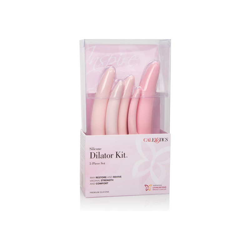 CALEXOTICS INSPIRE KIT DILATADOR VAGINAL SILICONA 5 PCS