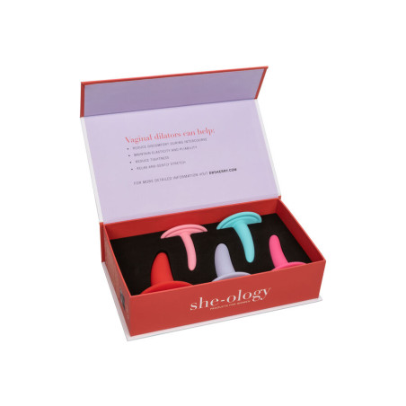 CALEXOTICS KIT 5PC DILATADORES VAGINALES O ANALES MULTICOLOR