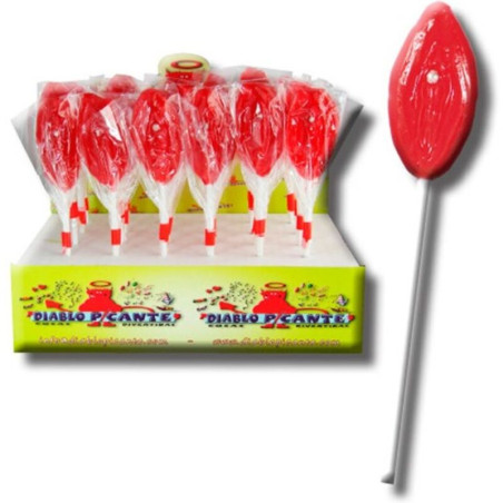 DIABLO GOLOSO PIRULETA LABIOS DE GOMINOLA