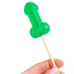 SECRETPLAY PIRULETA PENE CARAMELO MENTA CON EFECTO FRIO 2
