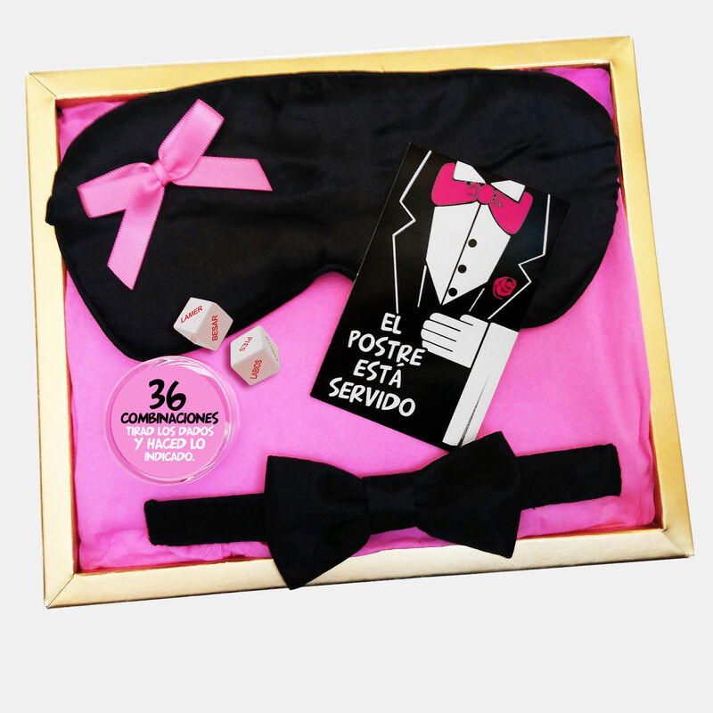 INEDIT KIT EROTICO ANTIFAZ EL POSTRE ESTA SERVIDO
