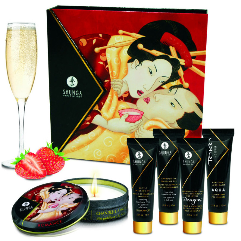 SHUNGA KIT SECRET GEISHA FRESAS Y CAVA