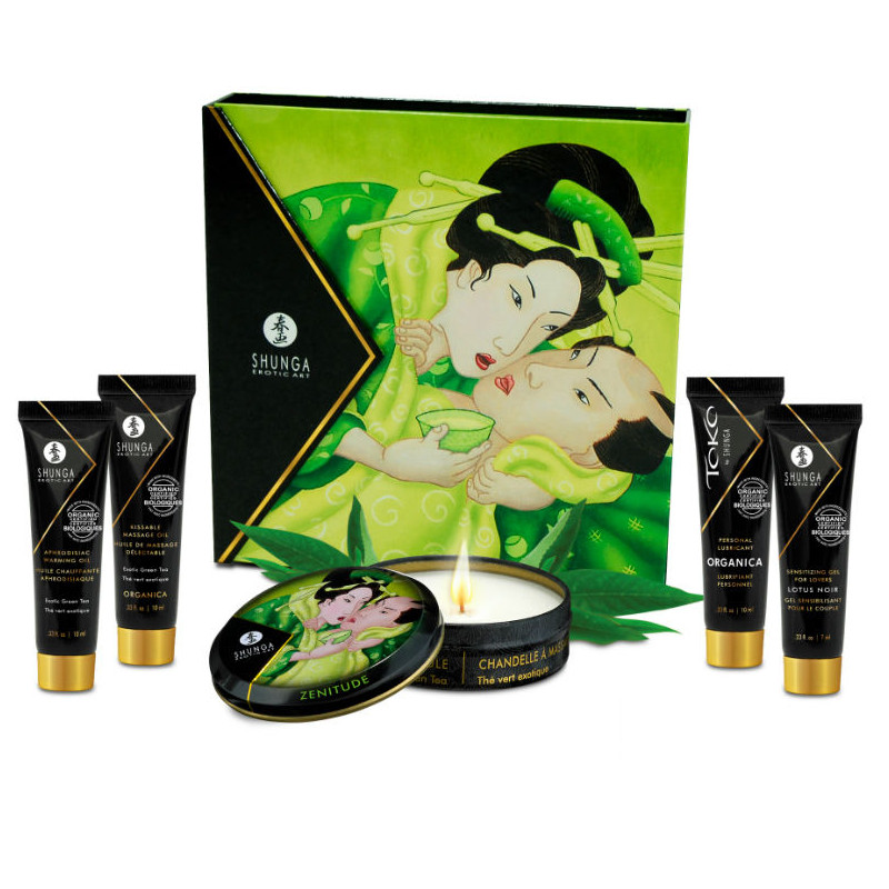 SHUNGA KIT SECRET GEISHA TE VERDE ORGANICO