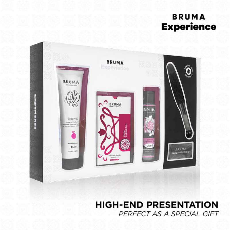 BRUMA XPERIENCE KIT TENTACION DULCE CHICLE VIBRO ORGASMICA