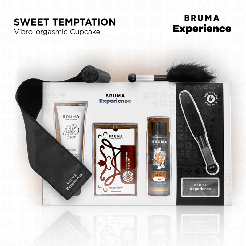 BRUMA XPERIENCE KIT TENTACION DULCE TARTA AMERICANA VIBRO ORGASMICA