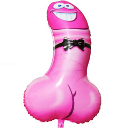 DIABLO PICANTE GLOBO DE FIESTA FORMA PENE ROSA