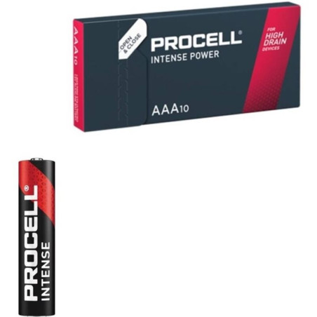 PROCELL INTENSE POWER ALCALINA LR03 AAA 15V CAJA10