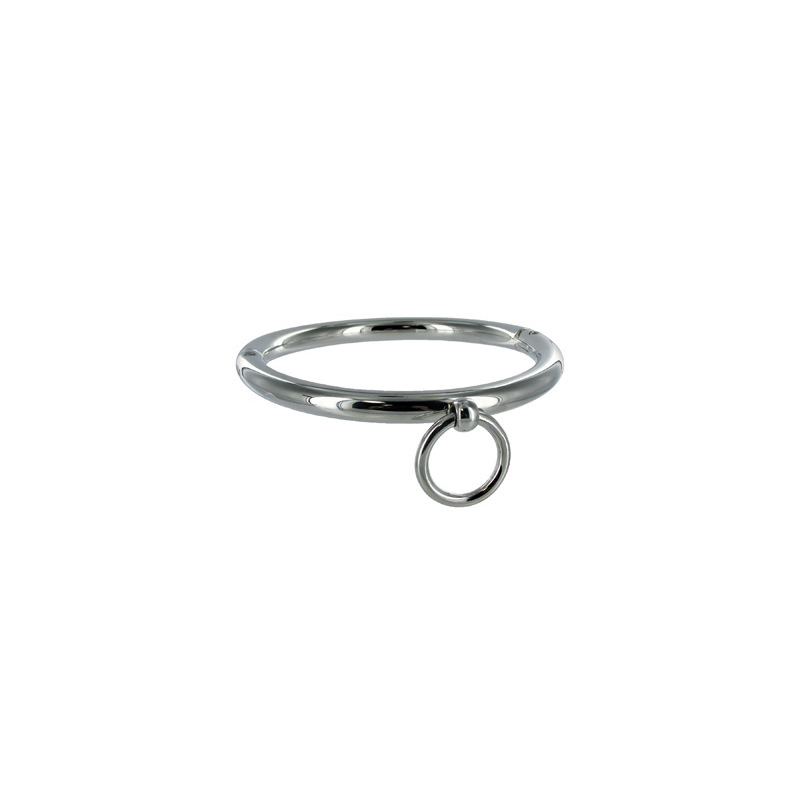 METAL HARD BDSM COLLAR CON ARGOLLA 10CM