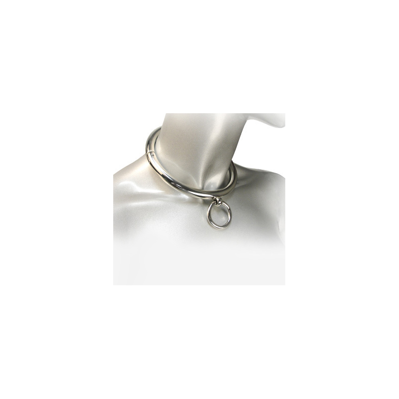 METAL HARD BDSM COLLAR CON ARGOLLA 18CM