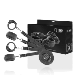FETISH SUBMISSIVE SET DE ESPOSAS Y ATADURAS CON FORRO DE NEOPRENO 2